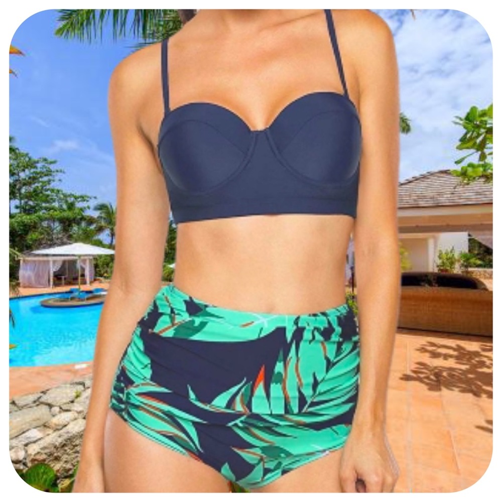 Unique & Classic Vintage Bikini Set, L/XL - NWT